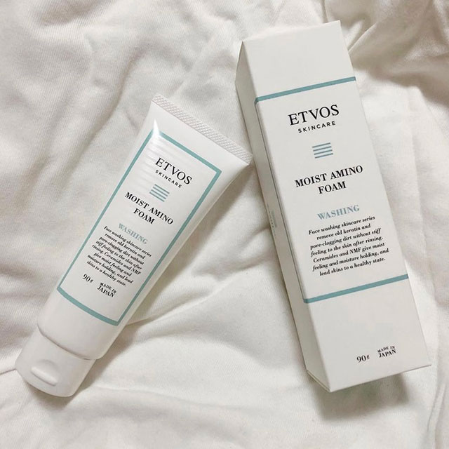 【ETVOS】セラミド×アミノ酸系洗浄成分で敏感肌でも使いやすい洗顔料