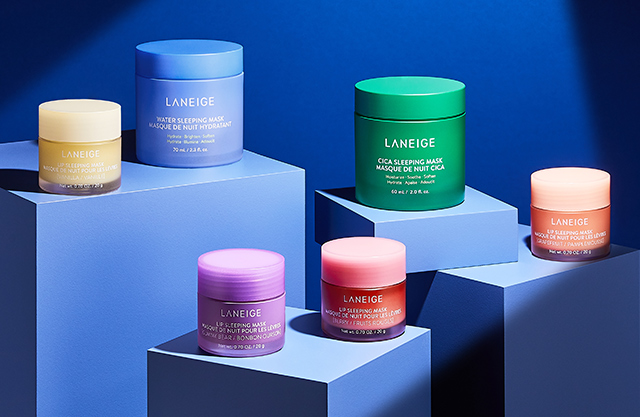LANEIGE は、世界 34 か国に進出しグローバルで愛されているスキンケアビューティーブランドであり、「innisfree（イニスフリー）」と「ETUDE（エチュード）」などのブランドを有する韓国化粧品会社「アモーレパシフィック」の代表ブランド。