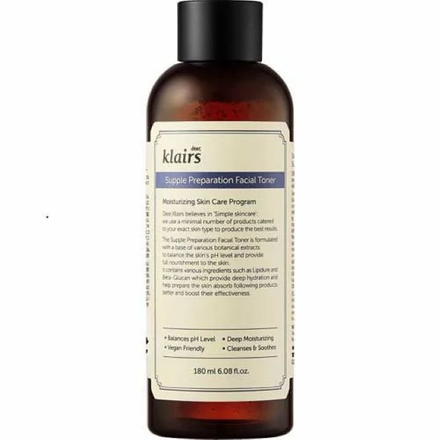 【Klairs】低刺激の植物性原料を使用した化粧水